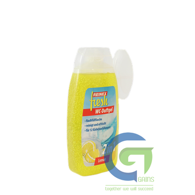 Gel tẩy bồn cầu REINEX 2 in 1 - 400ml  Lemon