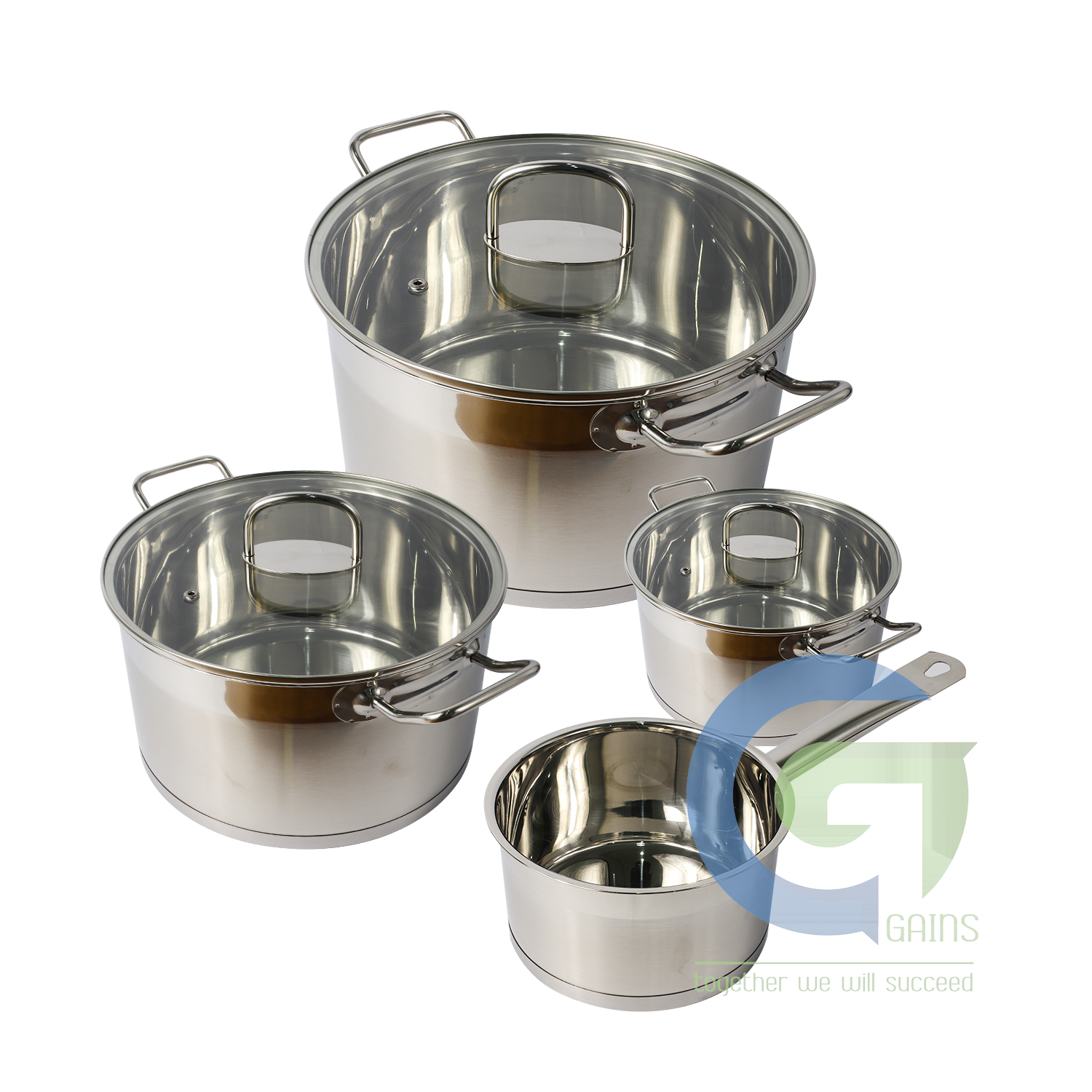  Bộ nồi inox Cologne 7 chi tiết.