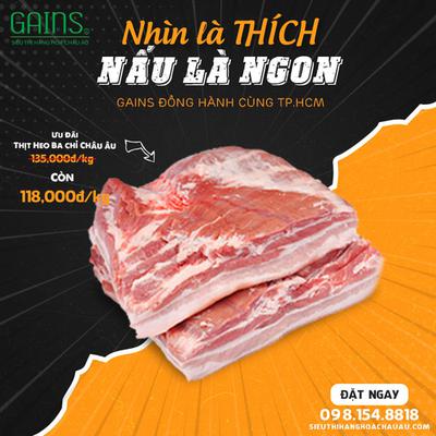 Siêu thị hàng hóa Châu Âu GAINS đồng hành cùng TP.HCM 2021