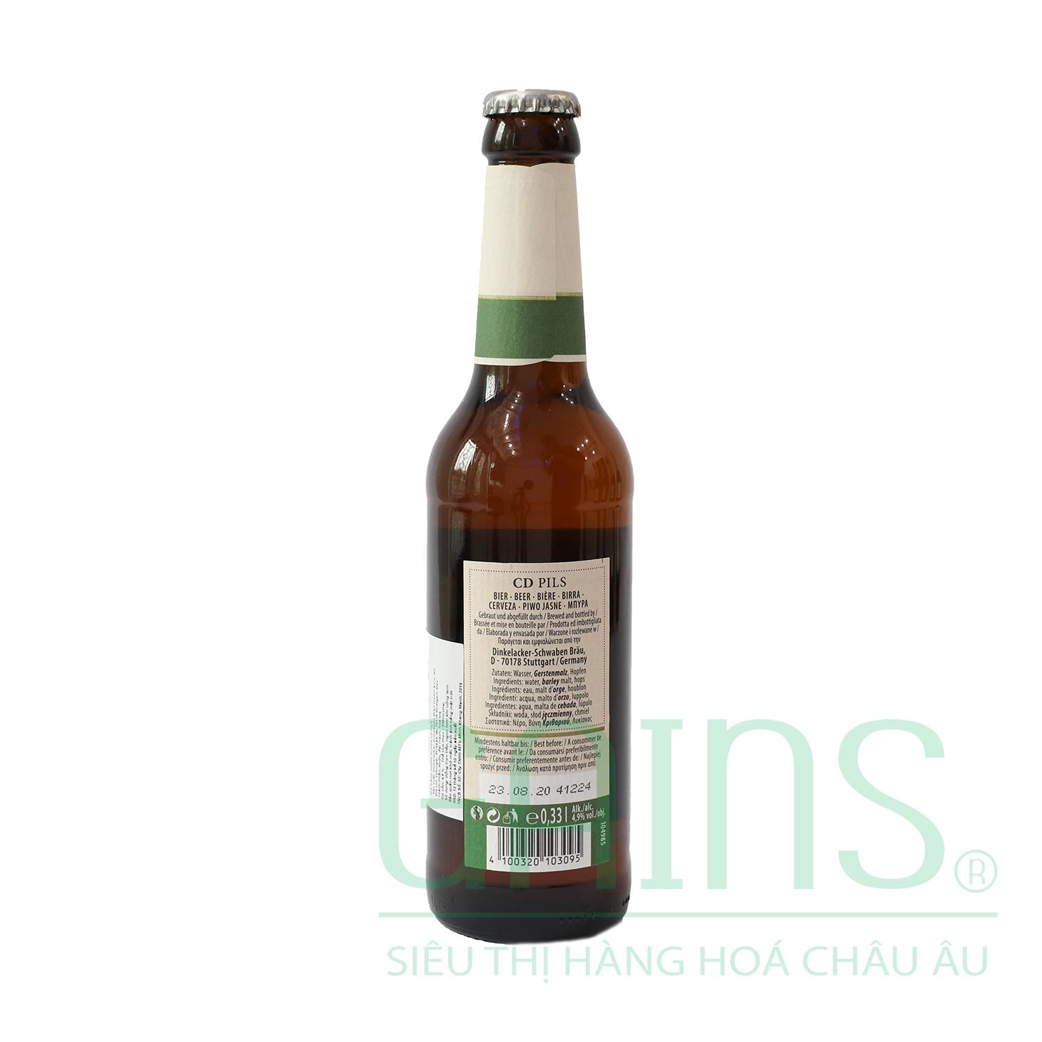 Bia Đức Dinkelacker CD Pils 330ml*24 chai/ Thùng