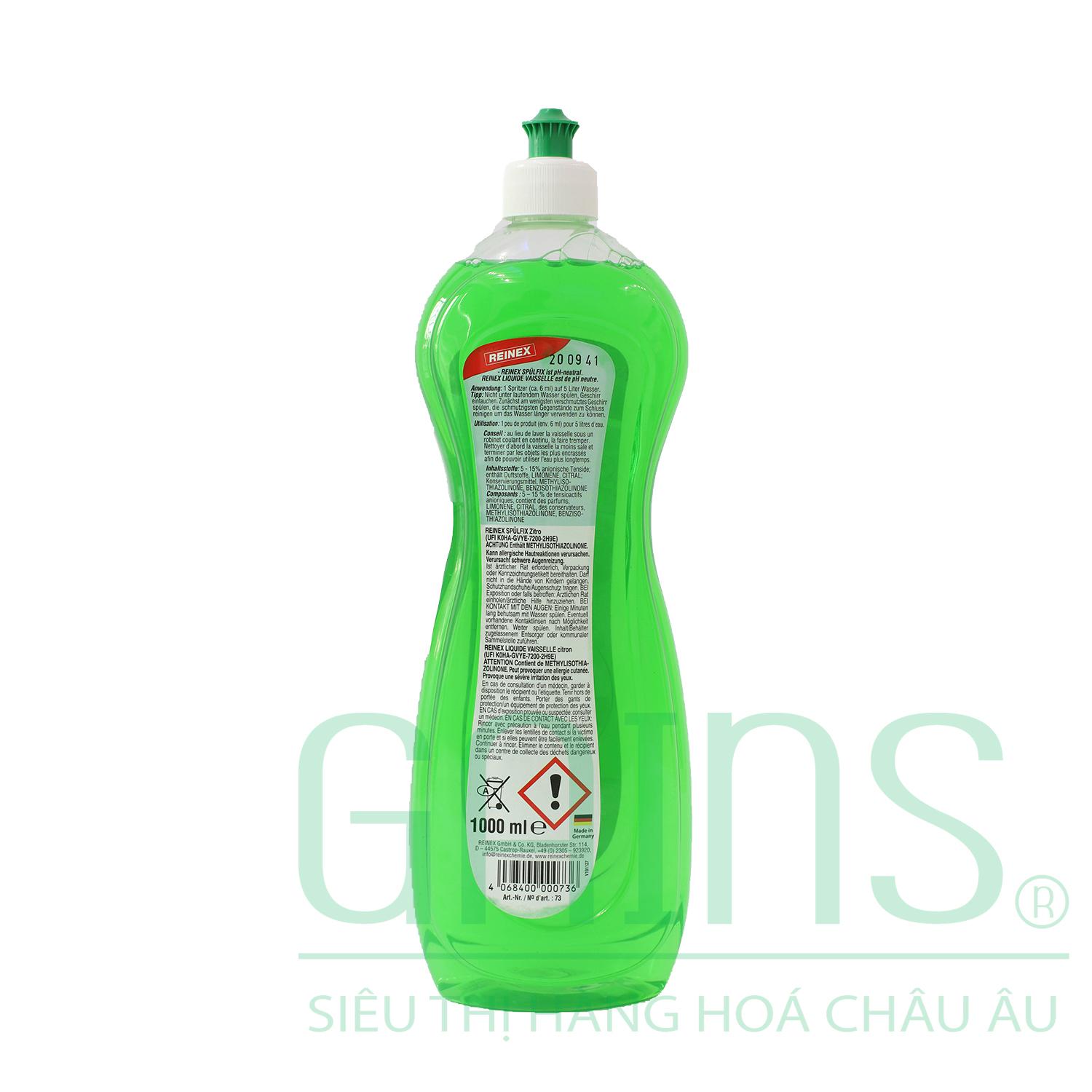 Nước rửa chén hương chanh REINEX 1000 ml