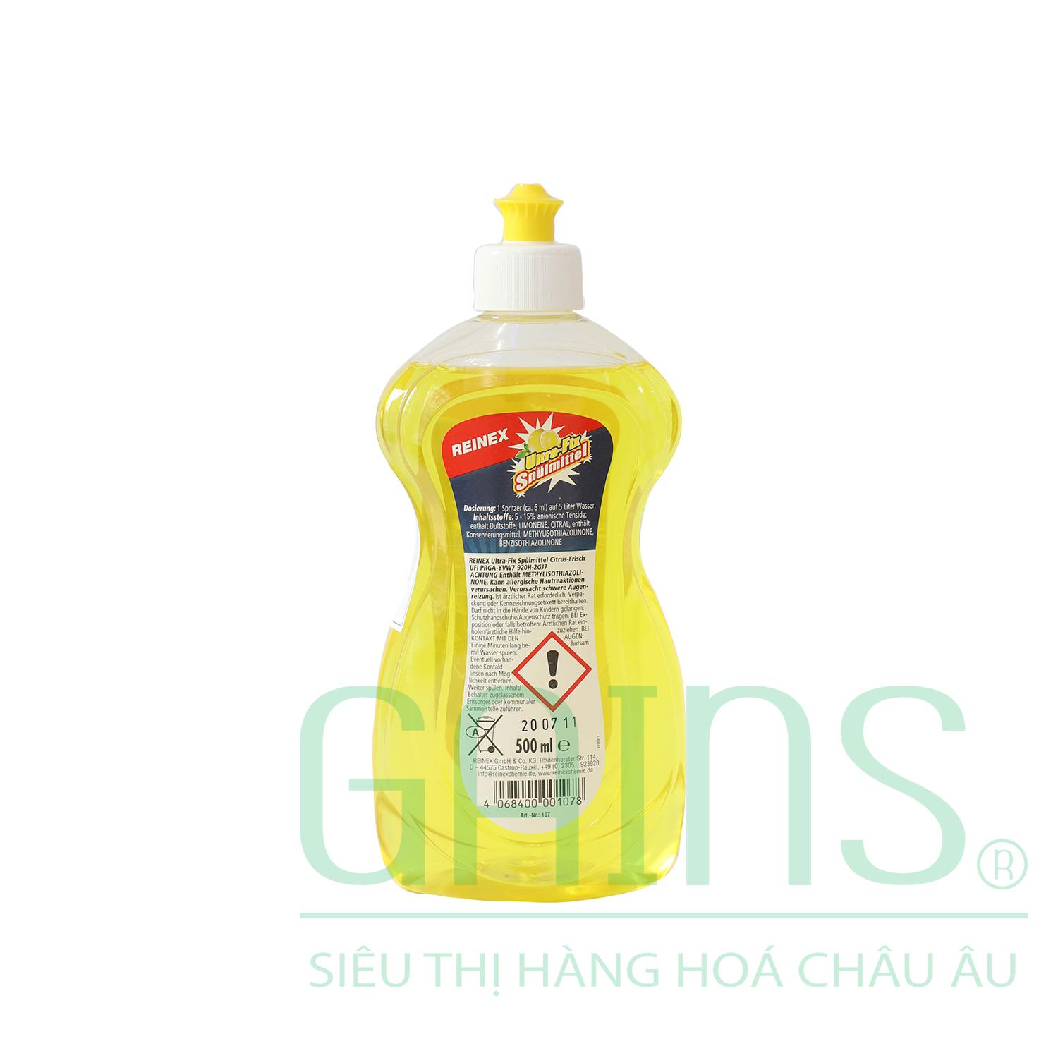 Nước rửa chén đậm đặc REINEX Ultra-Fix 500 ml