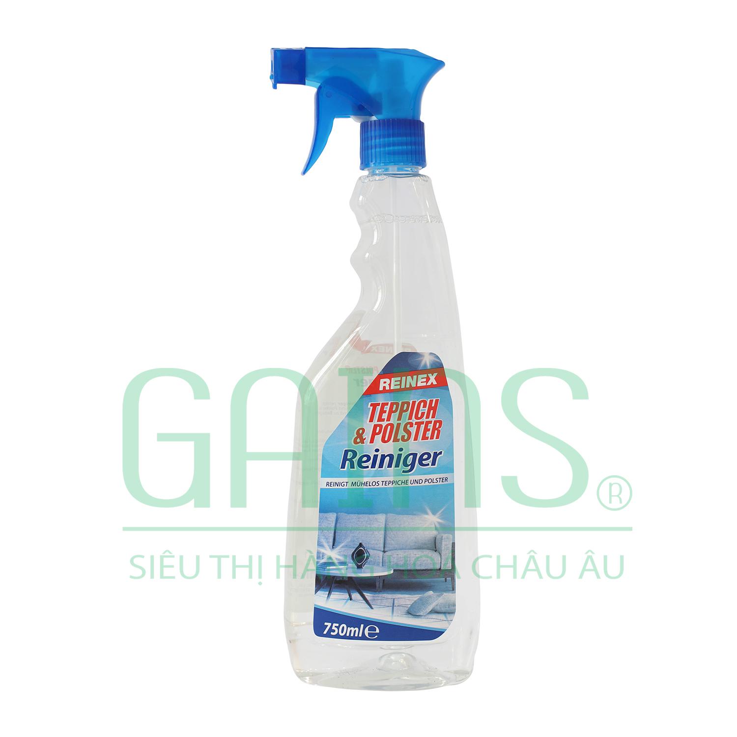 Bình xịt tẩy vết bẩn trên thảm và ghế nệm REINEX 750 ml