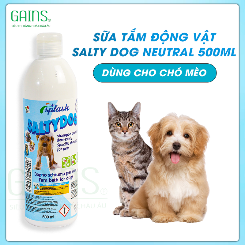 Sữa tắm động vật Salty Dog Neutral 500ml