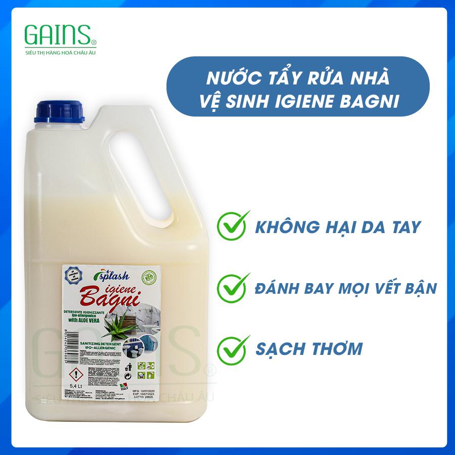 Nước tẩy rửa nhà vệ sinh Hương Nha Đam 5400ml