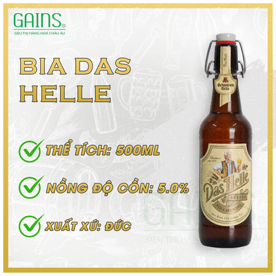 Bia Đức - DAS HELLE