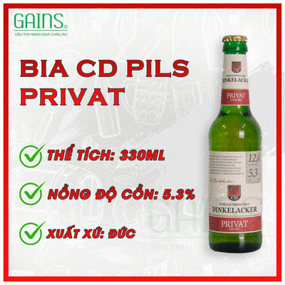 Bia Đức CD Pils Privat
