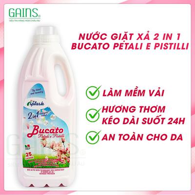 Nước giặt xả 2 trong 1 Bucato Petali E Pistilli