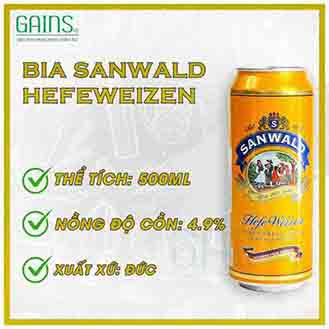 Bia Đức Sanwald Hefeweizen 500ml