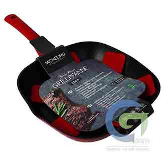 Chảo nướng 24cm Nora đỏ