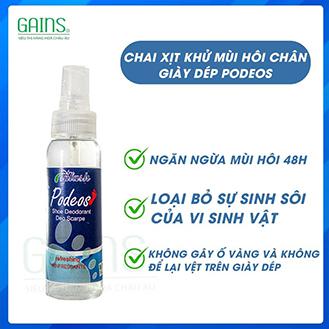 Xịt khử mùi hôi chân,  giày dép - PODEOS