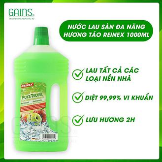 [GIẢM SHOCK 35%] Nước lau sàn hương táo REINEX  Putz-Teufel 1000 ml