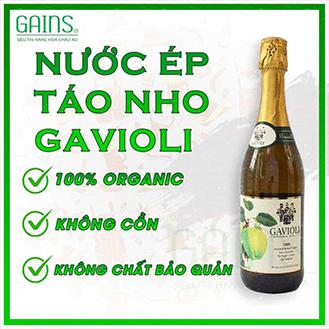 NƯỚC ÉP TRÁI CÂY TÁO NHO KHÔNG CỒN GAVIOLI 750ML