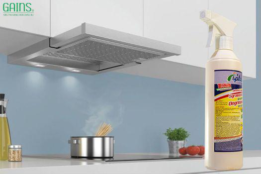 Cách tẩy mỡ ở máy hút mùi trong nhà bếp hiệu quả nhanh chóng.