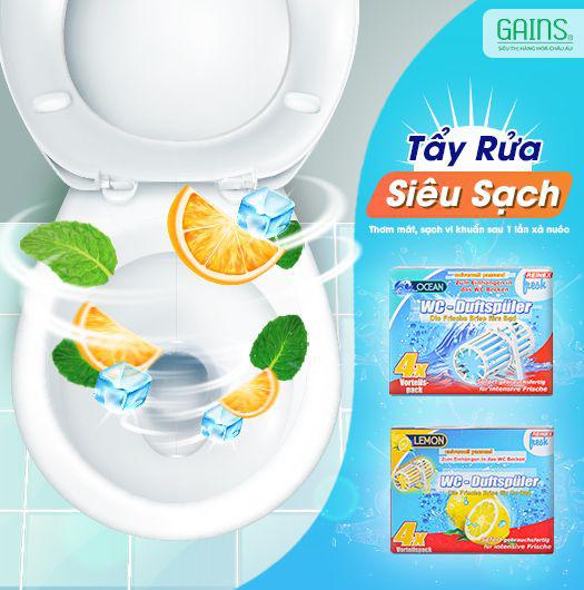 Sản phẩm viên khử mùi bồn cầu loại bỏ mùi hôi.