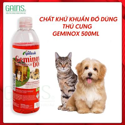 Chất khử khuẩn đồ dùng thú cưng Geminox 500ml