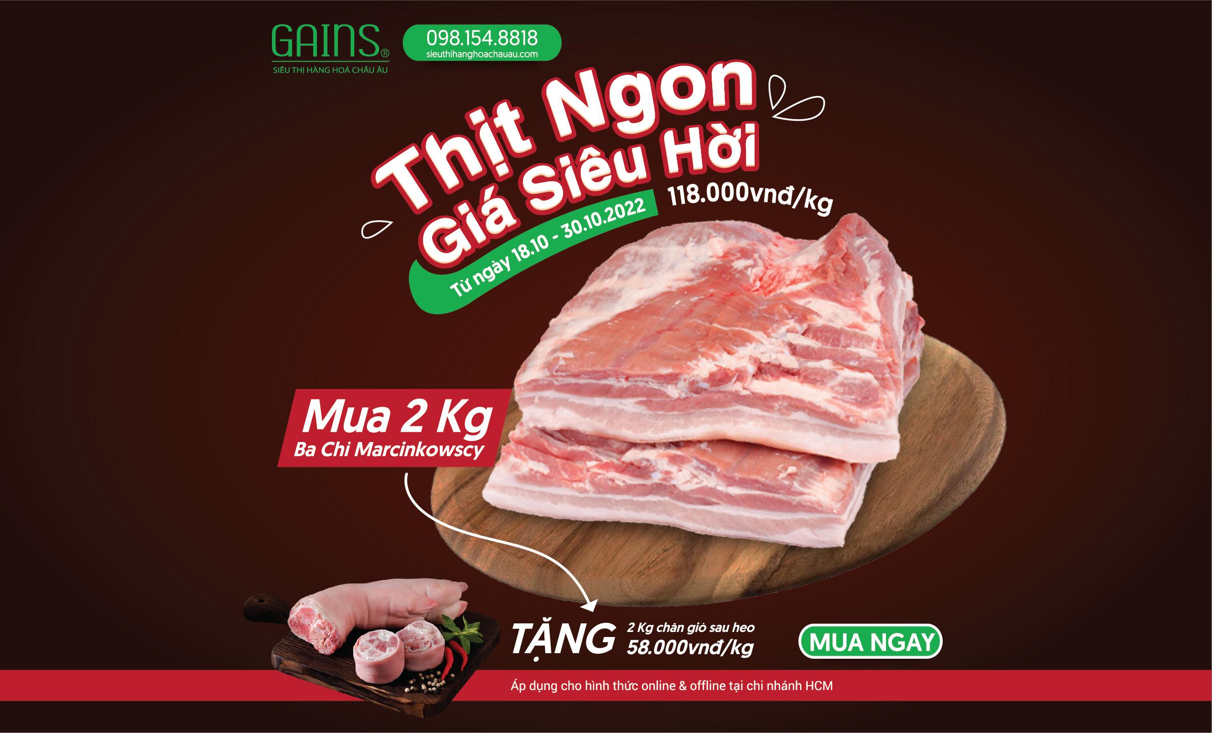 Gains - Siêu Thị Hàng Hóa Châu Âu