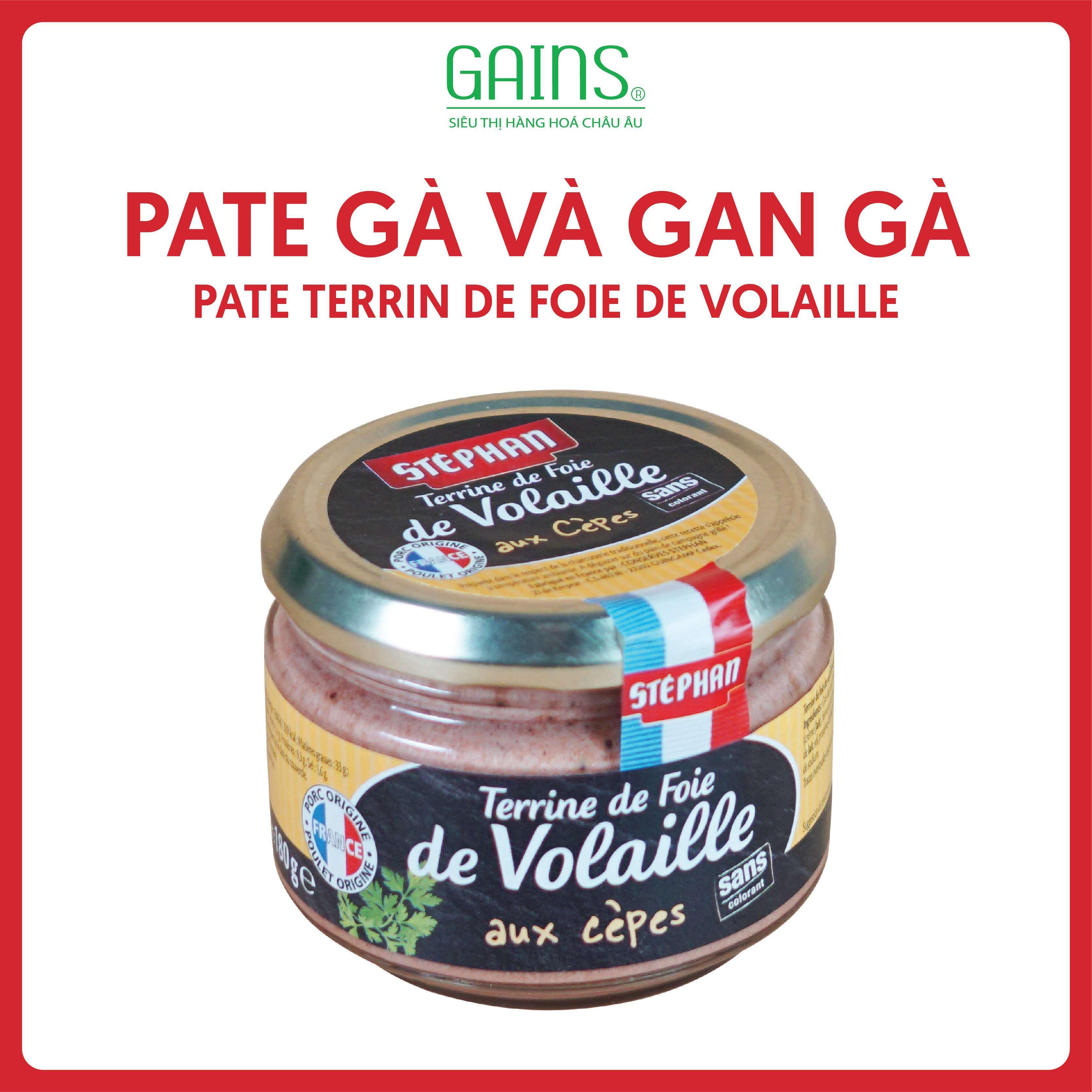 Pate gà và gan gà