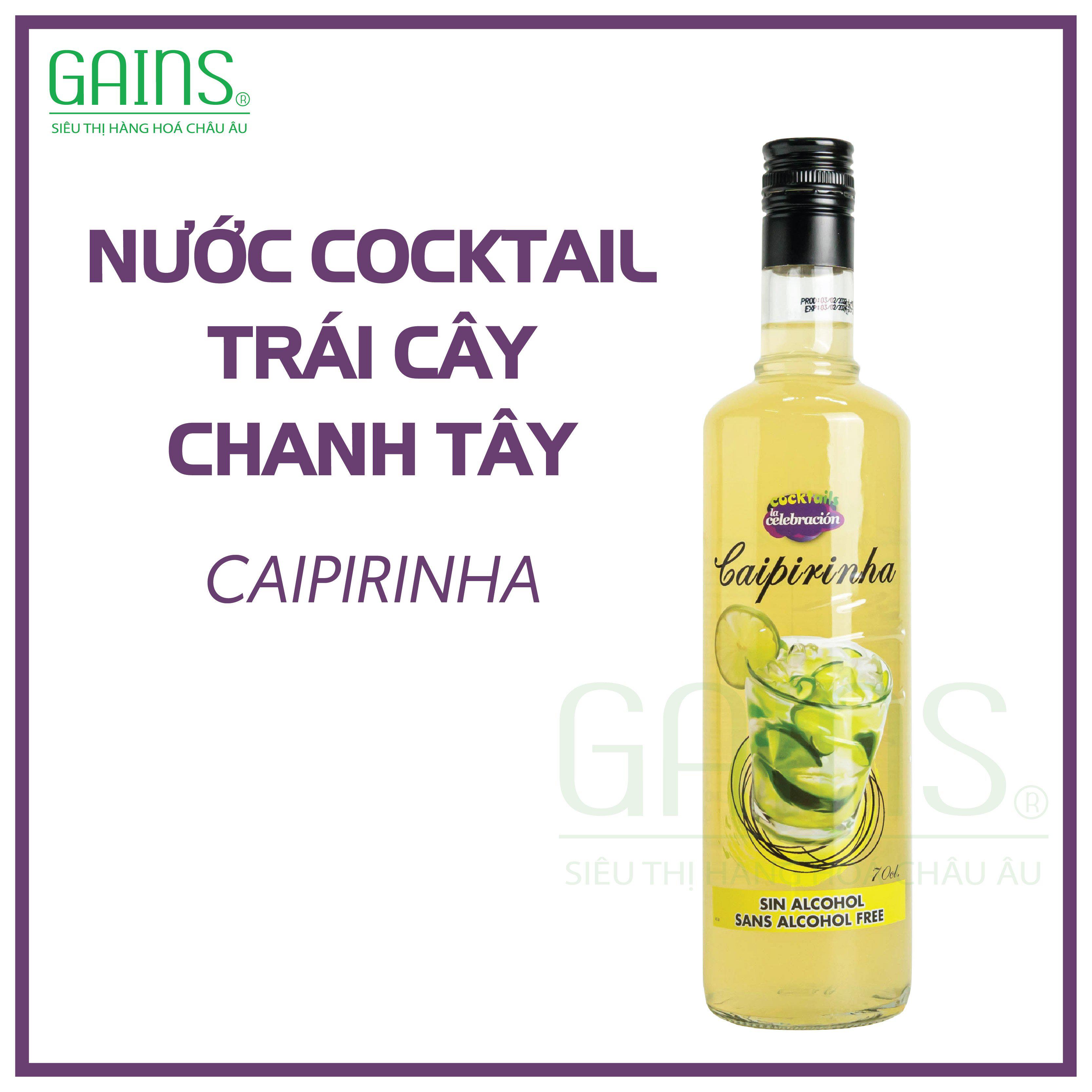 NƯỚC COCKTAIL TRÁI CÂY VỊ CHANH TÂY - CAIPIRINHA