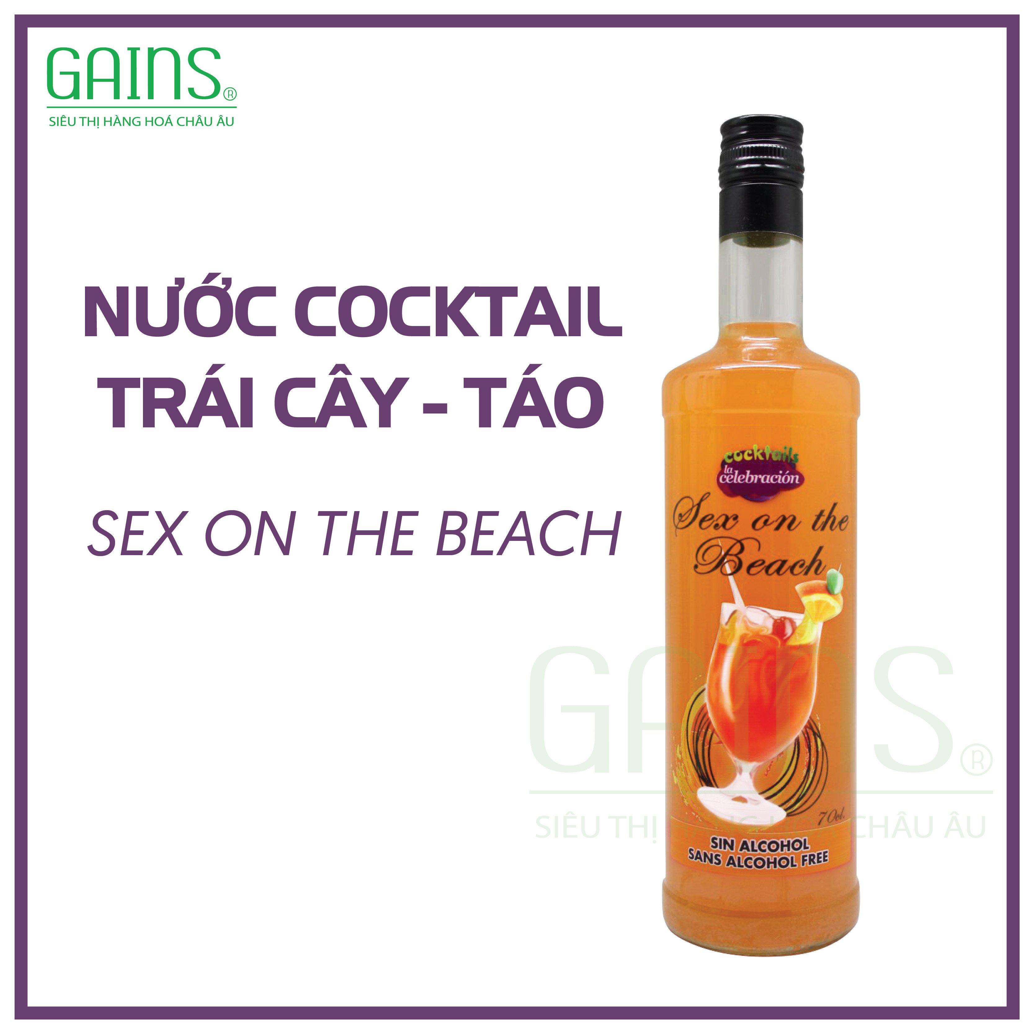  NƯỚC COCKTAIL TRÁI CÂY VỊ TÁO - SEX ON THE BEACH