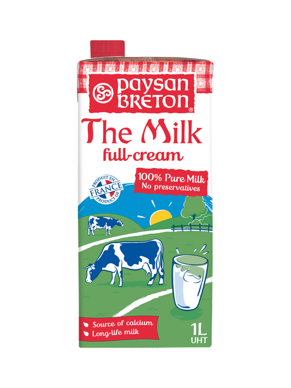 Sữa tươi Pháp Paysan Breton nguyên kem full cream 1L