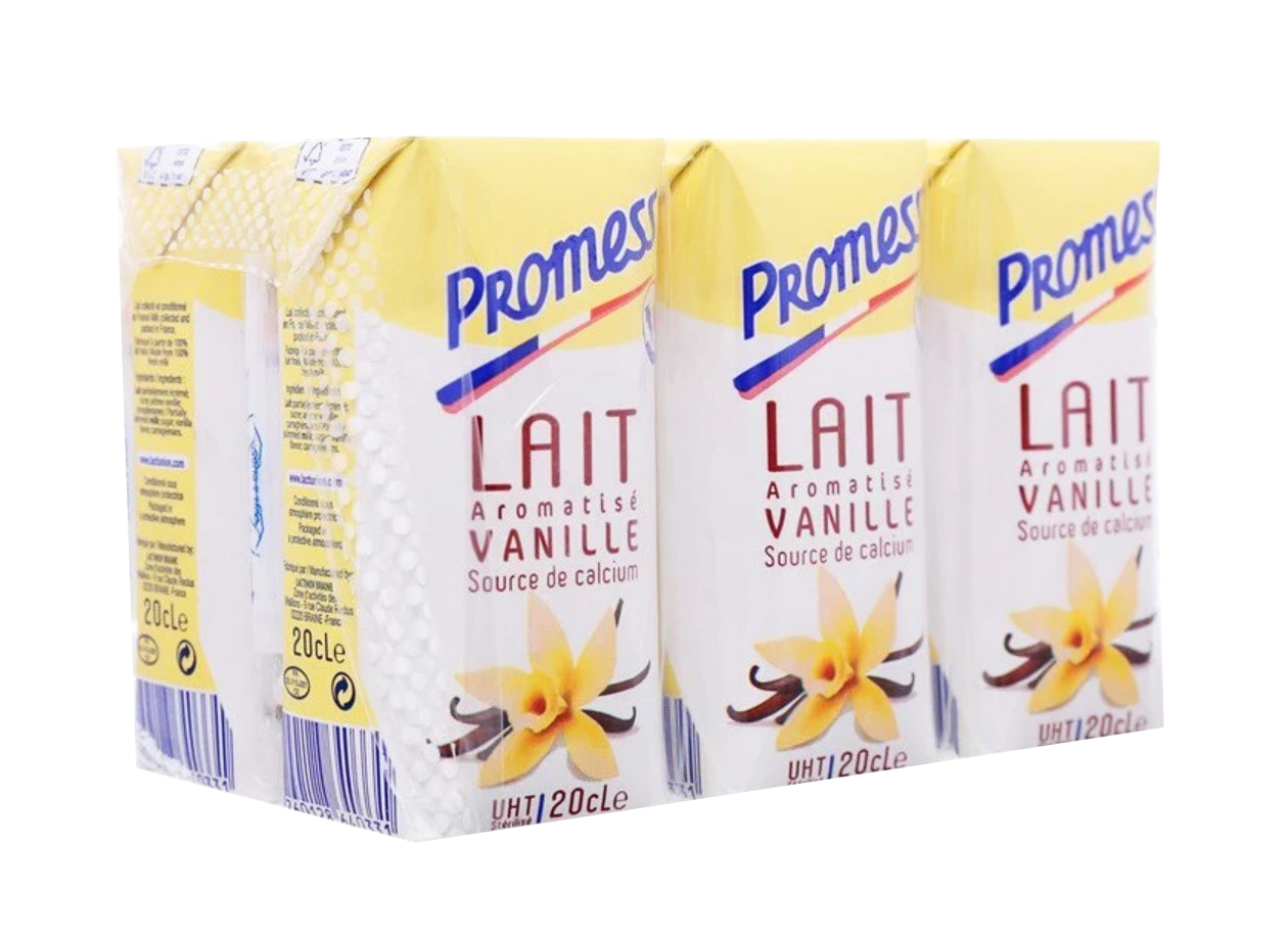Sữa Tươi Promess Hương Vani 6 hộp x 200ml