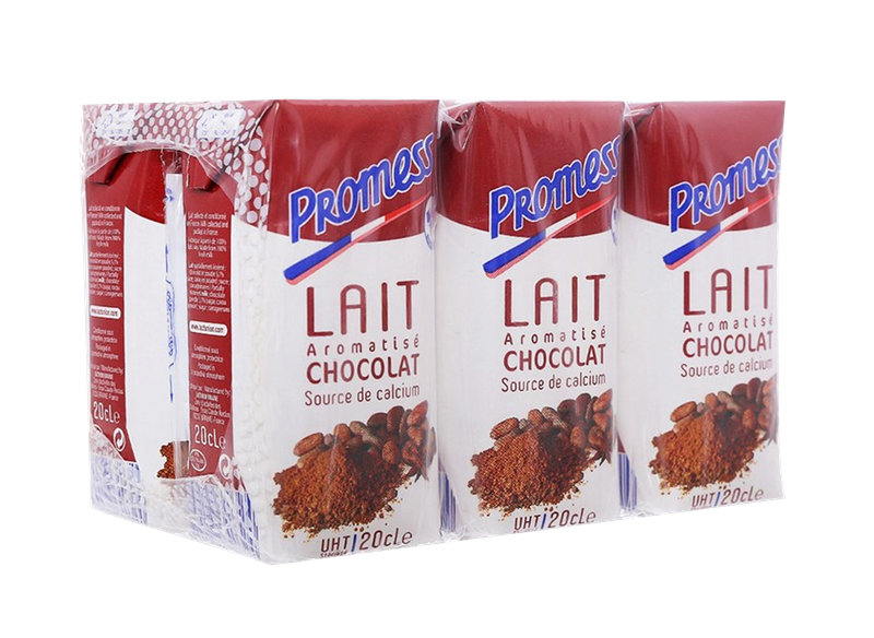 Sữa Tươi Promess Hương chocolate 6 hộp x 200ml