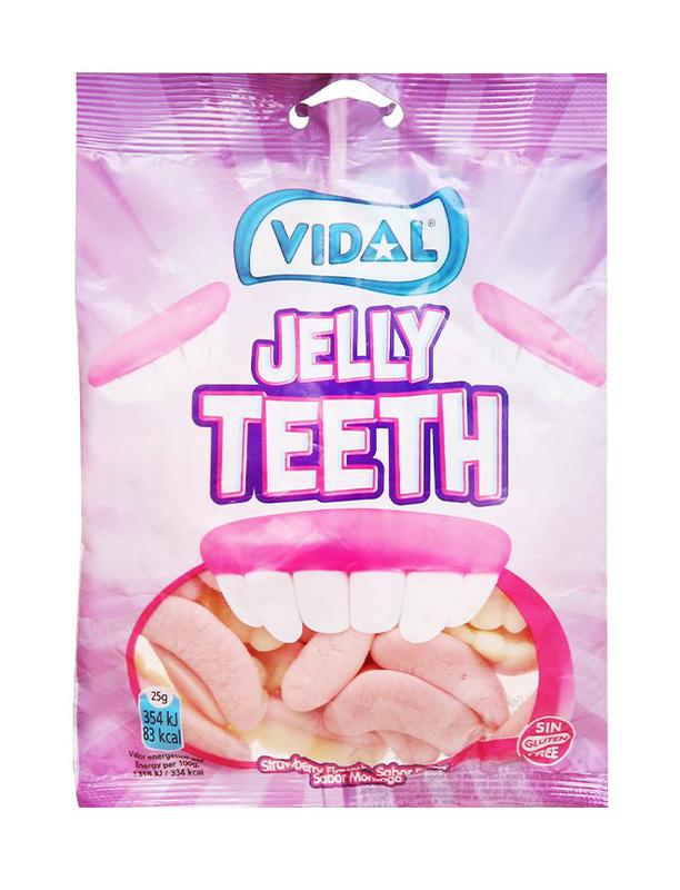 Kẹo dẻo hàm răng Vidal 80g