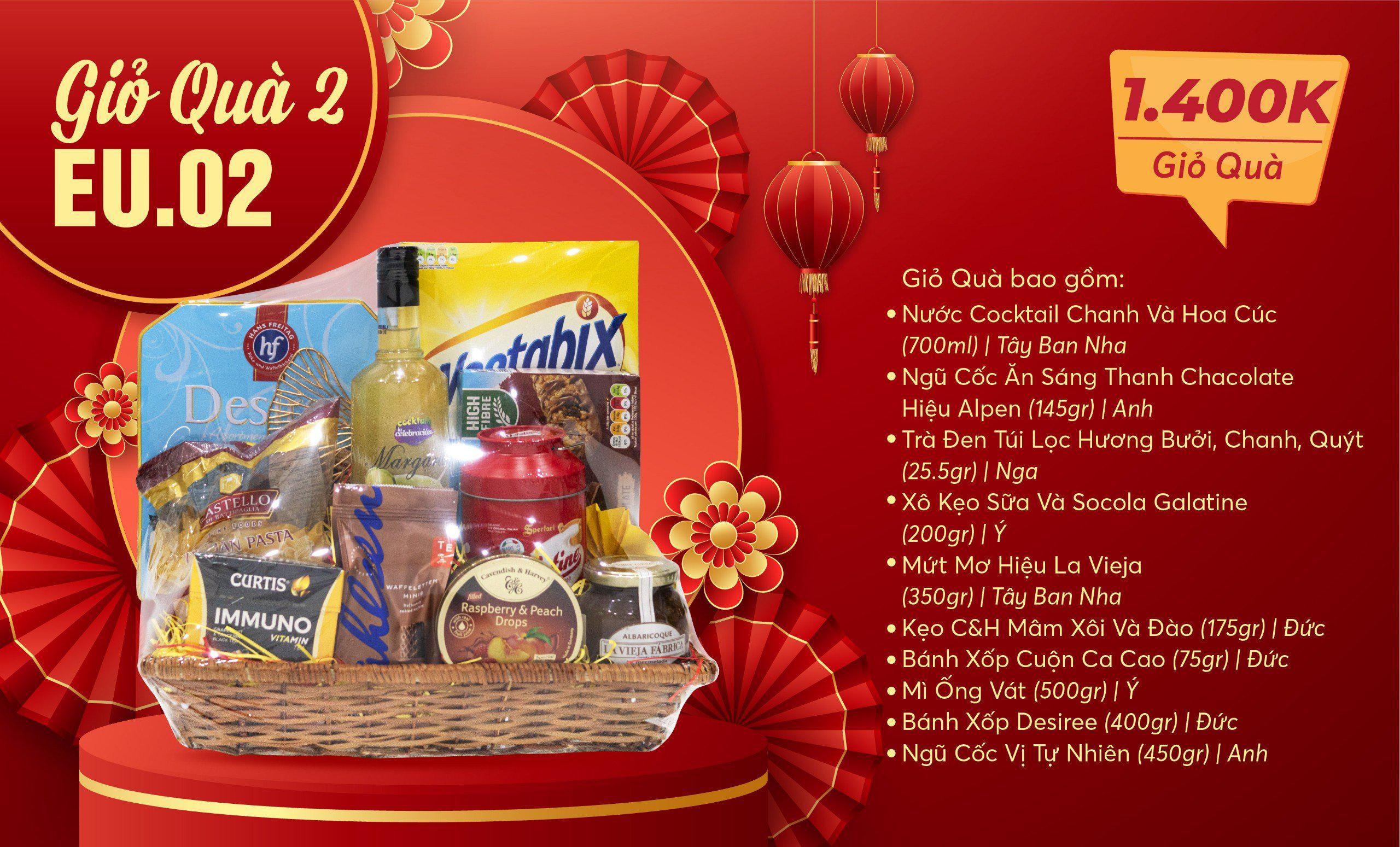 🎉✨TẾT ĐẾN SUM VẦY – GIỎ QUÀ TRAO TAY✨🎉