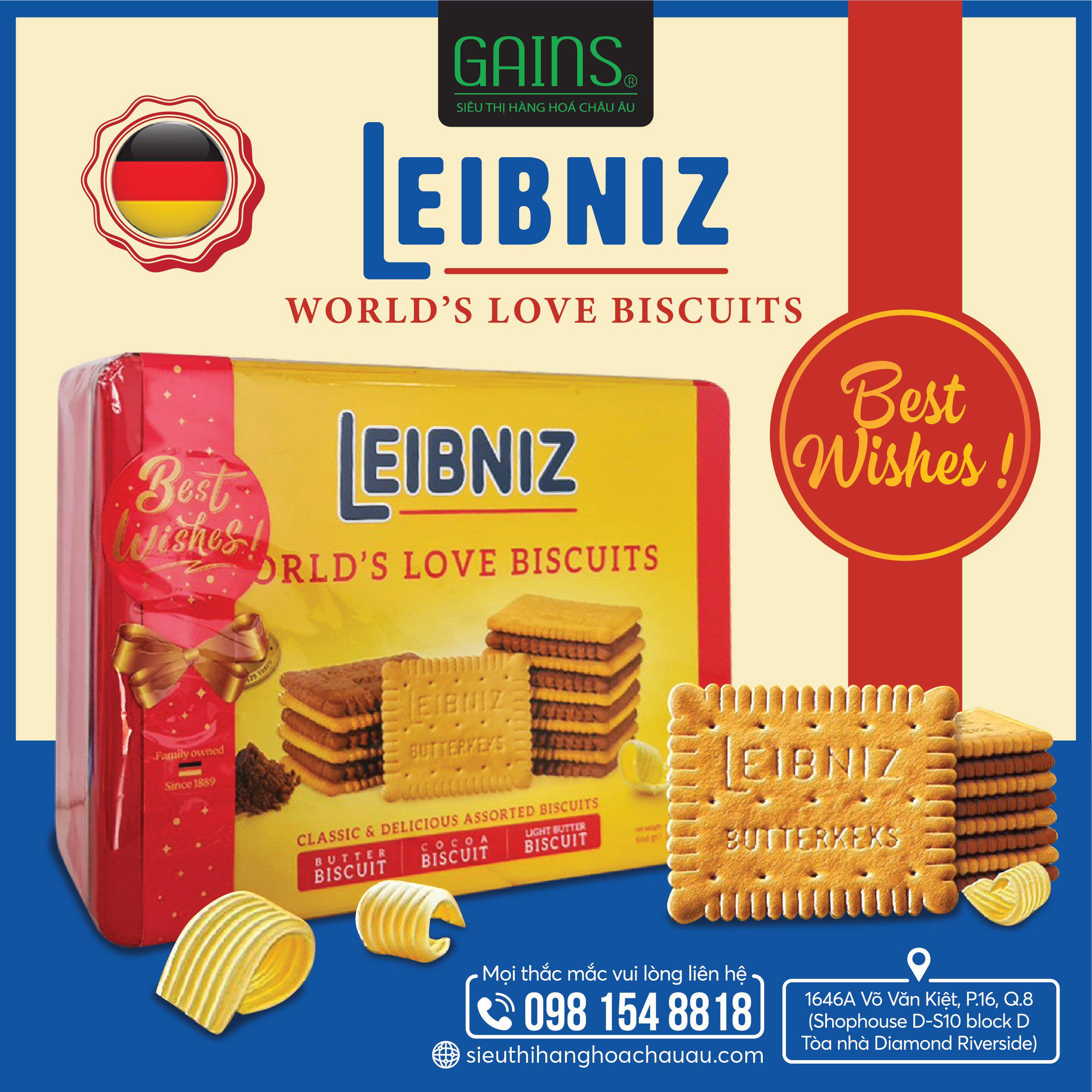 Bánh Leibniz World's Love 600g