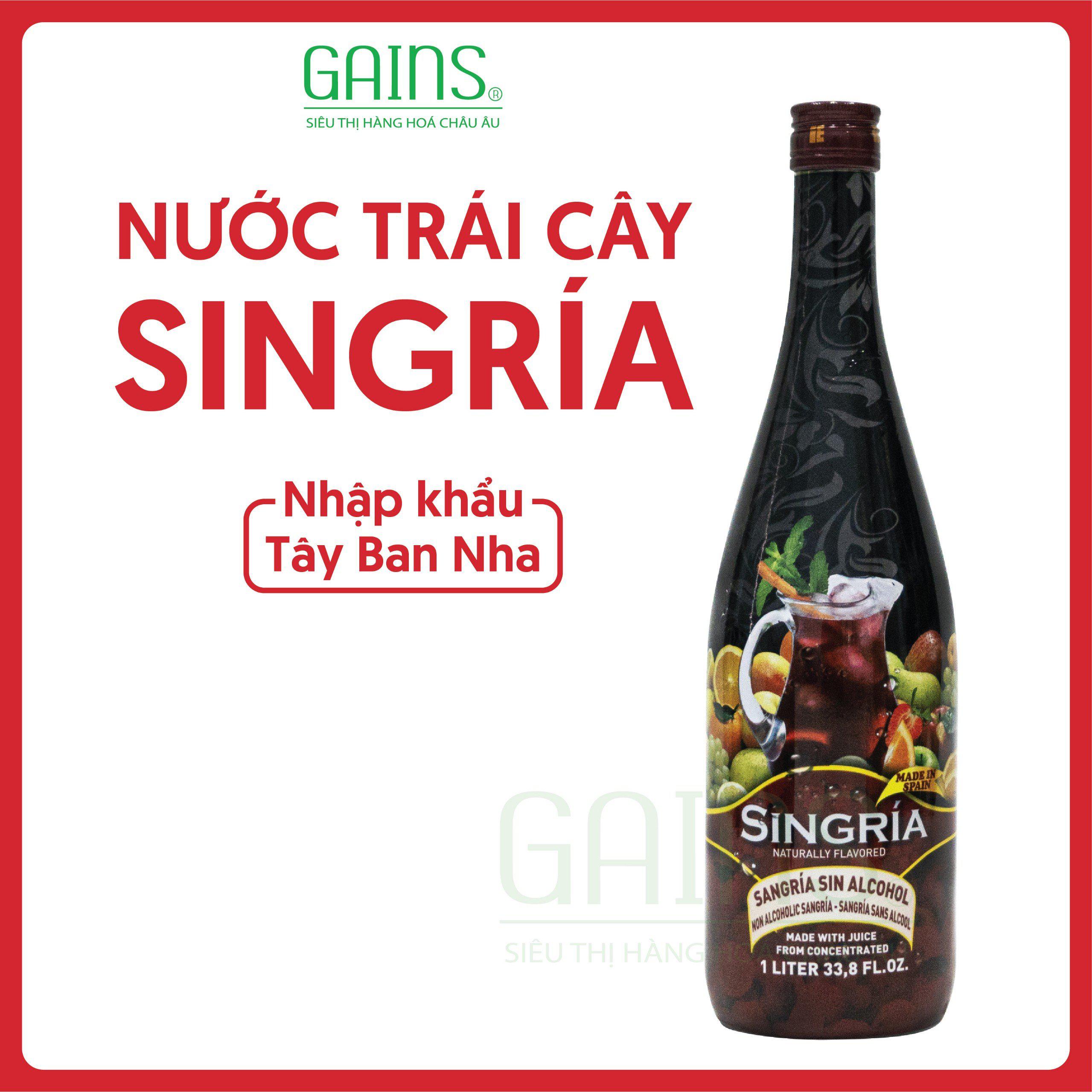 Nước Trái Cây Không Cồn Singría 1 Lít