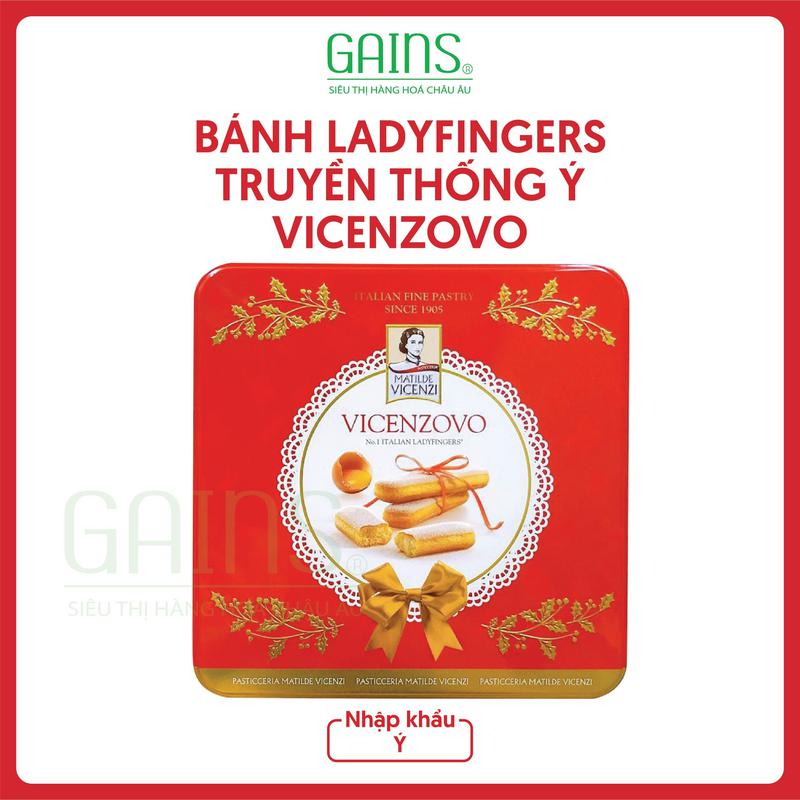 Bánh LadyFingers Truyền Thống Vicenzovo 400g