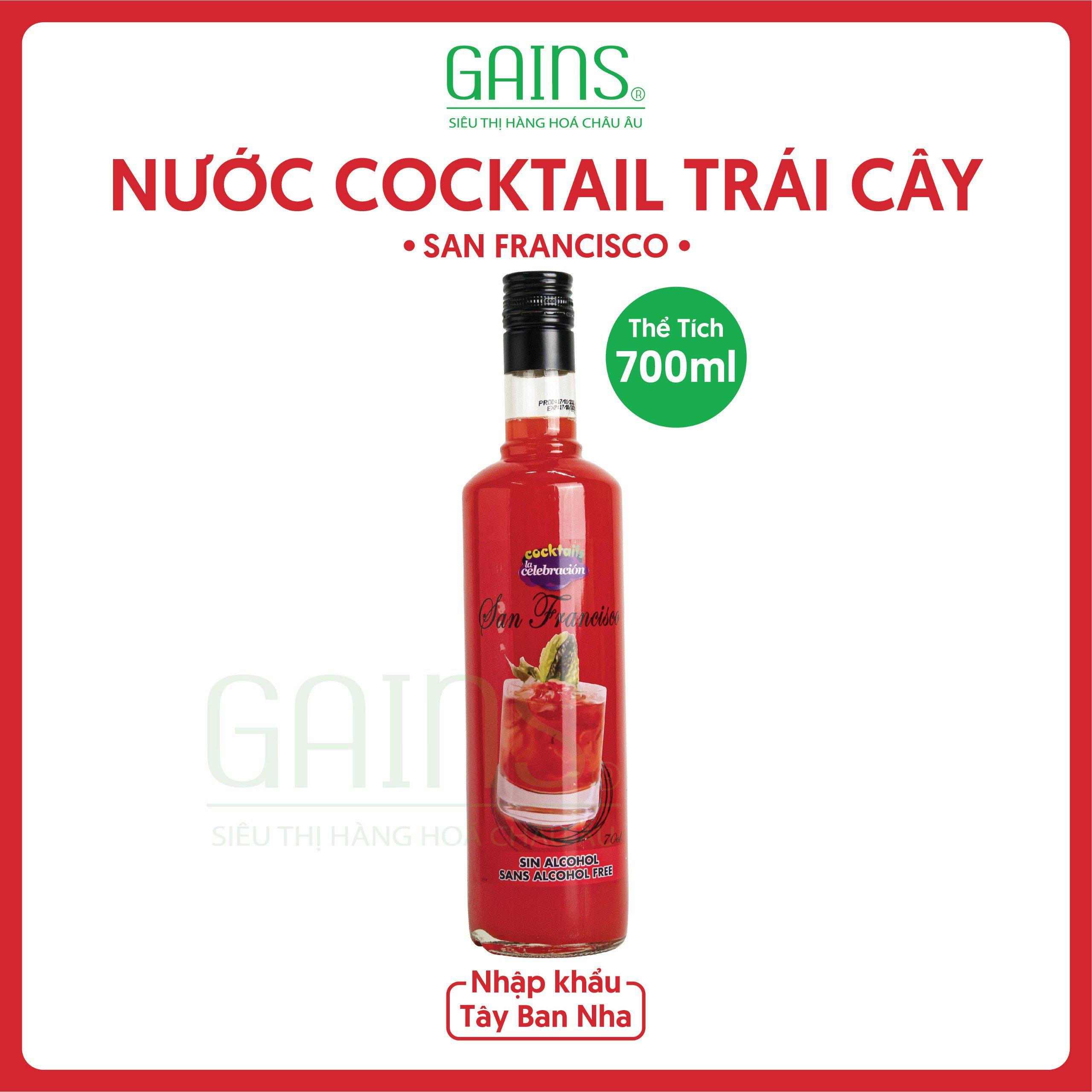 NƯỚC TRÁI CÂY COCKTAIL - SAN FRANCISCO  