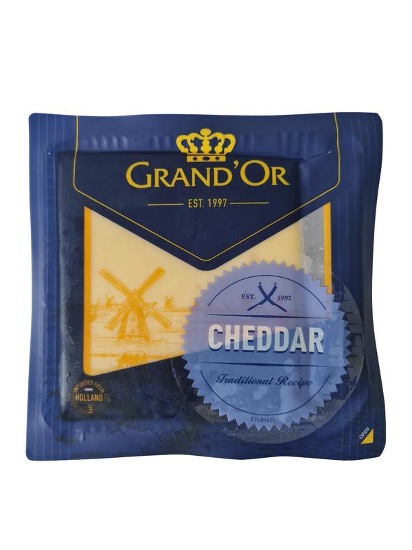 Phô Mai Cheddar Trắng Grand'or - 200g 