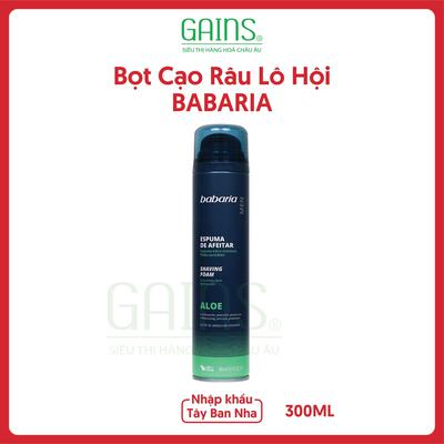 Bọt Cạo Râu Lô Hội BABARIA - 300ml