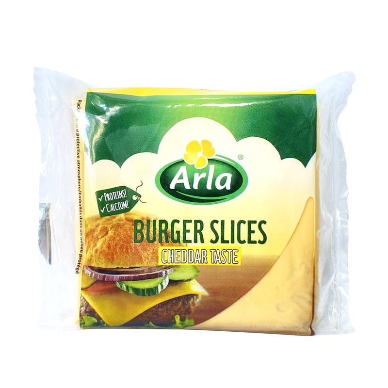 Phô Mai Lát Burger Vị Cheddar Arla - 200g 