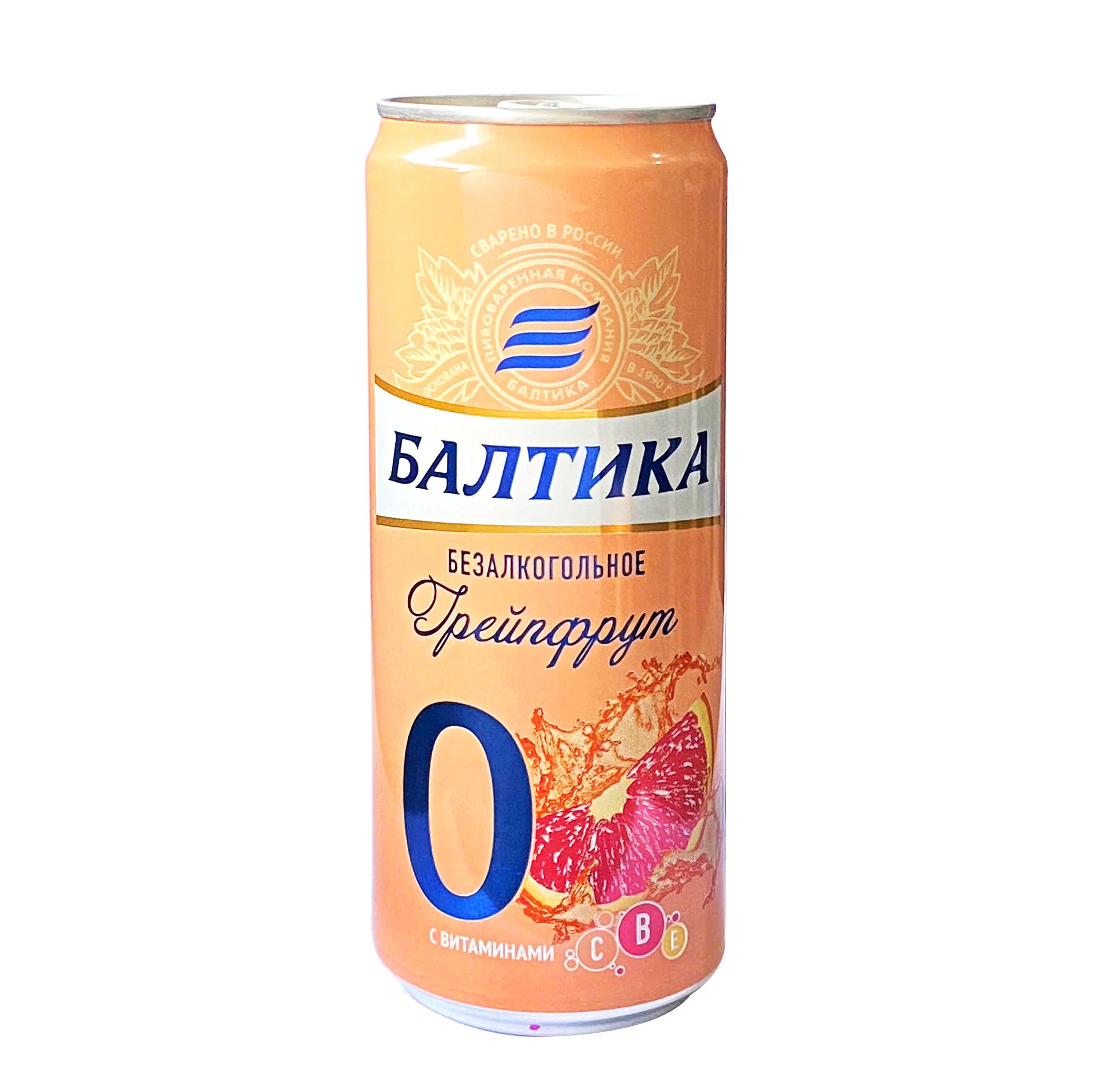 Thức Uống Không Cồn Baltika №0 Grapefruit - 330ml