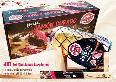 Đùi Heo Muối Mini Pont Jamon Curado 1.0Kg