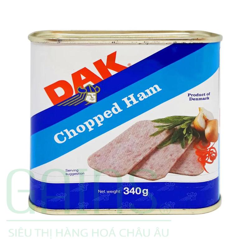 Pate Thịt Heo Chopped Ham Dak Hộp 340g