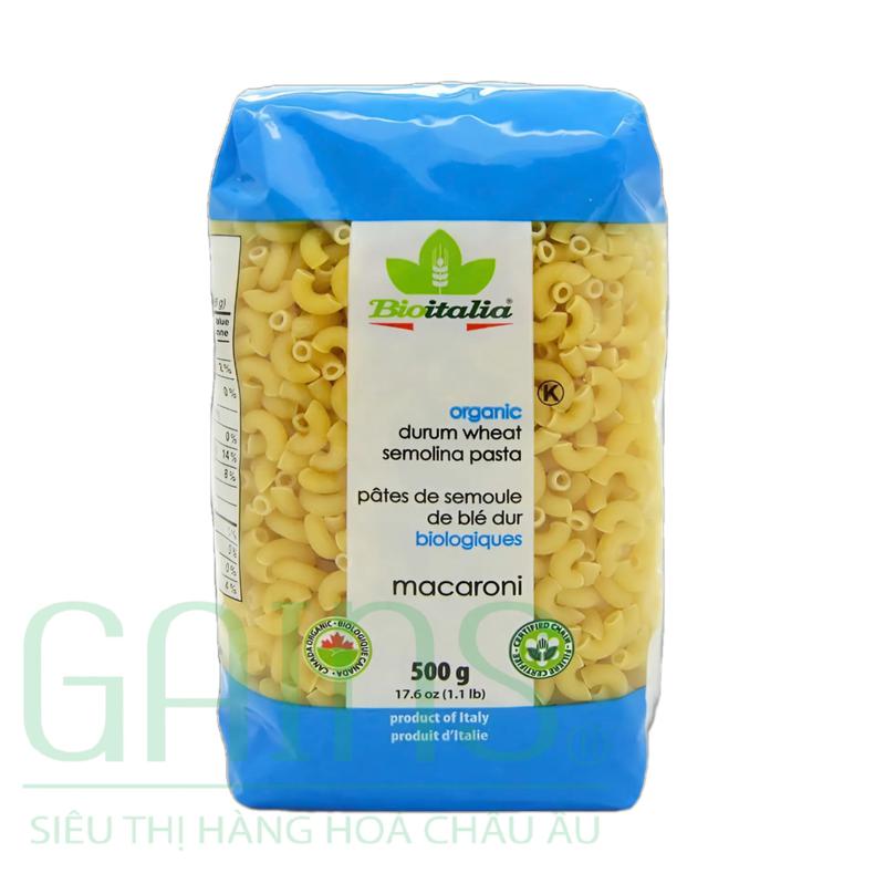 Nui Macaroni Hữu Cơ Bioitalia - 500g