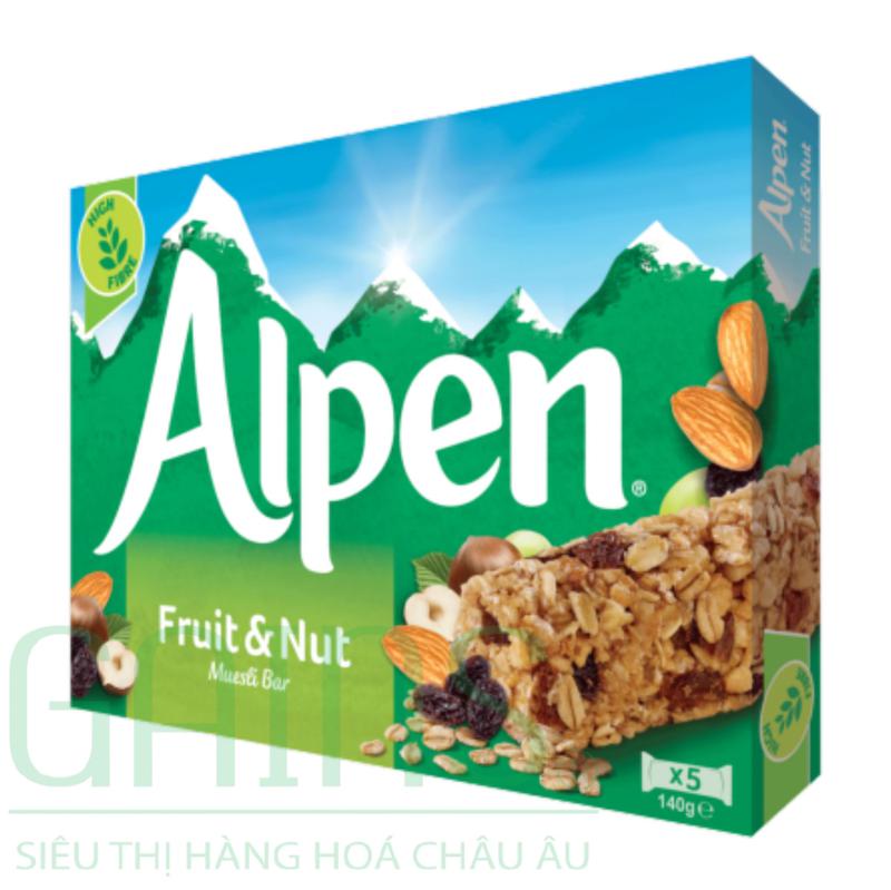 Ngũ Cốc Ăn Sáng Thanh Hạt và Trái Cây Alpen 140 gram