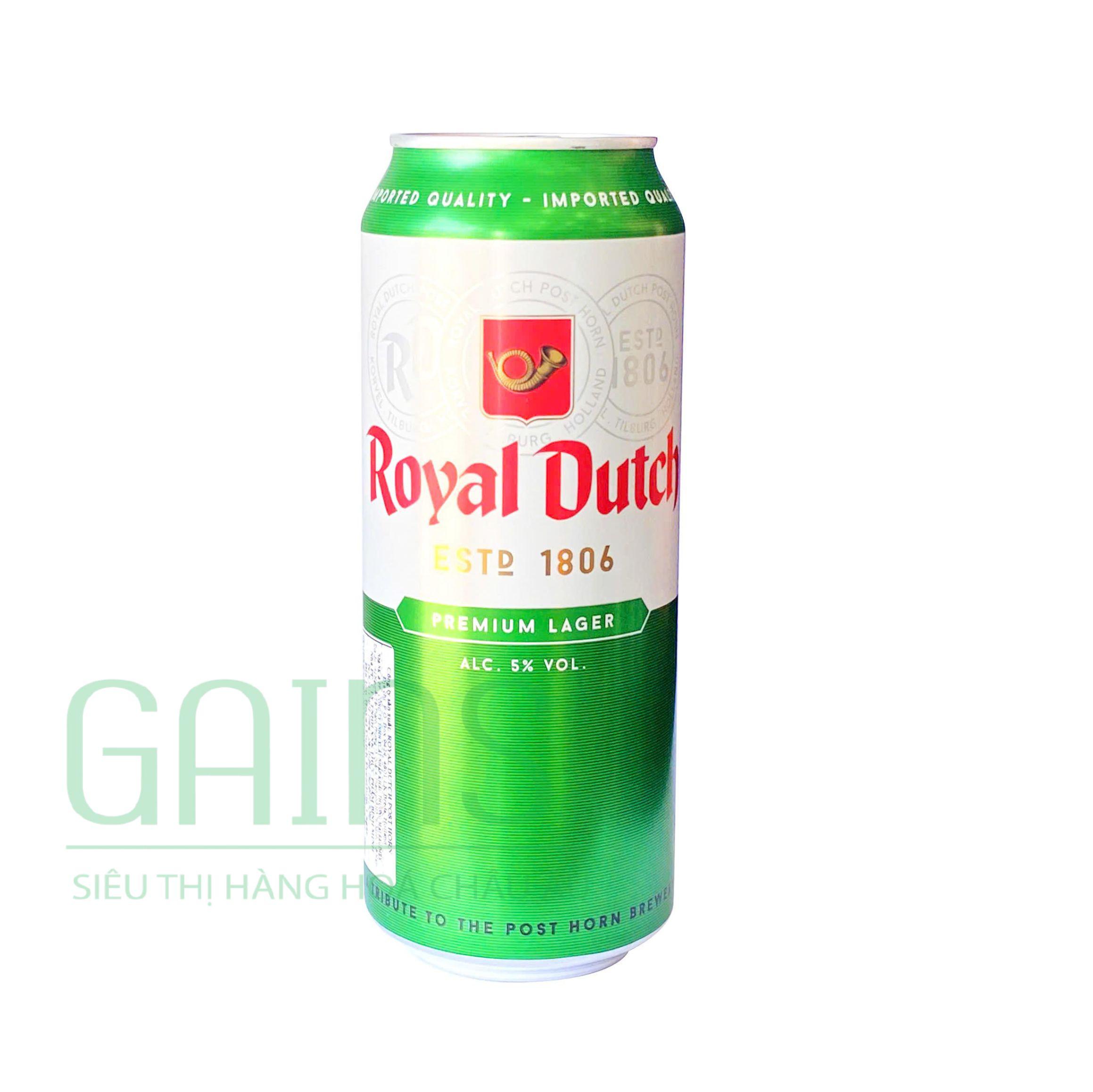 Bia Royal Dutch Premium Lager 5% 