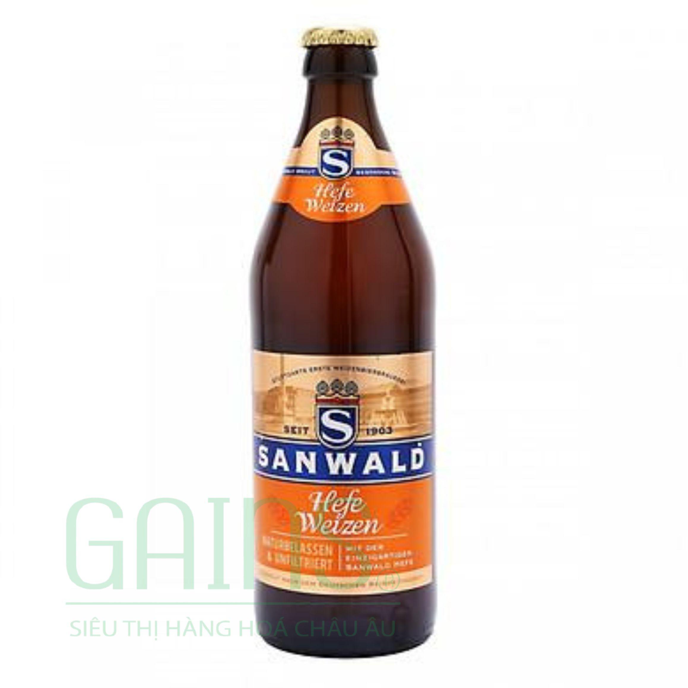 Bia Đức Sanwald Hefeweizen 500ml