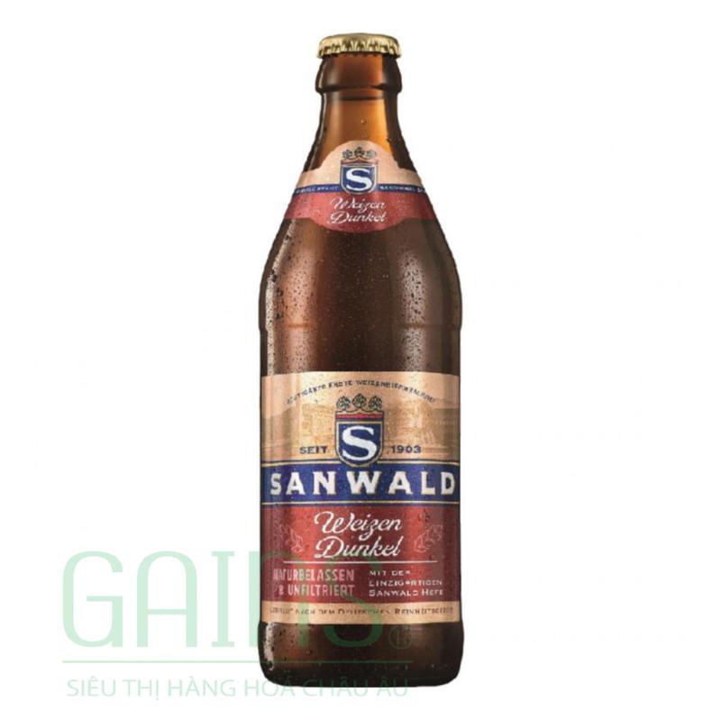 Bia Đức Sanwald Weizen Dunkel 500ml