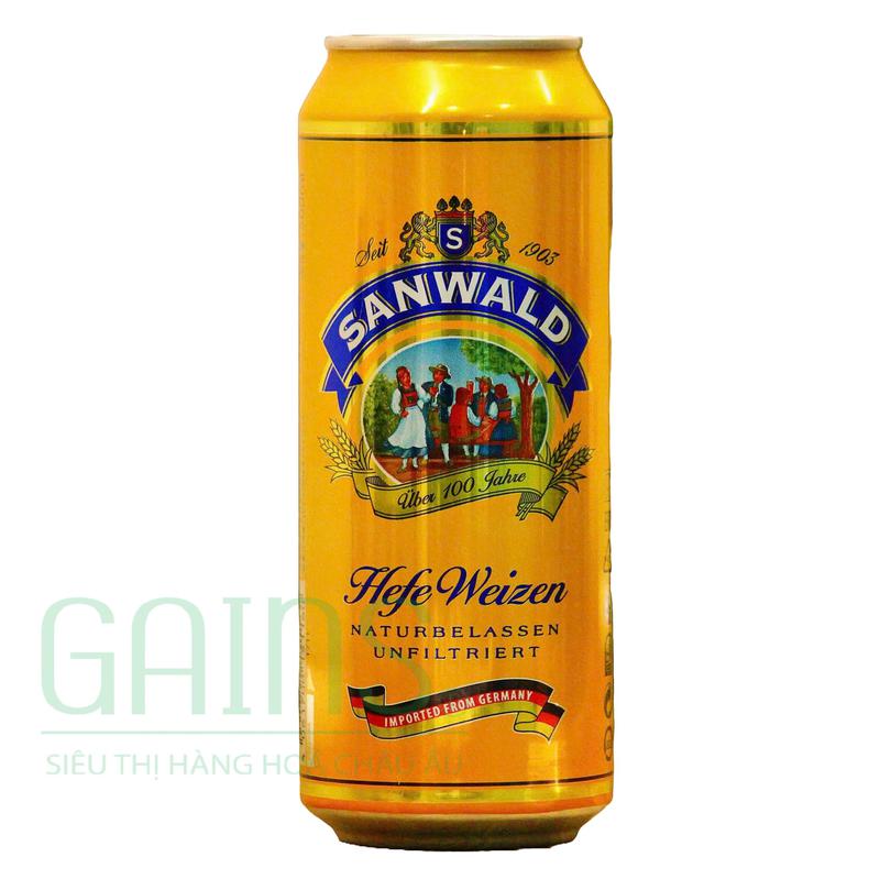 Bia Đức Sanwald Hefeweizen - 500ml 