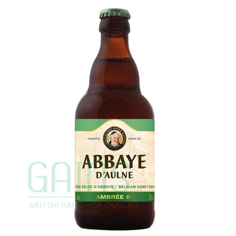 Bia Bỉ Abbaye d’Aulne Ambree 6% chai 330ml