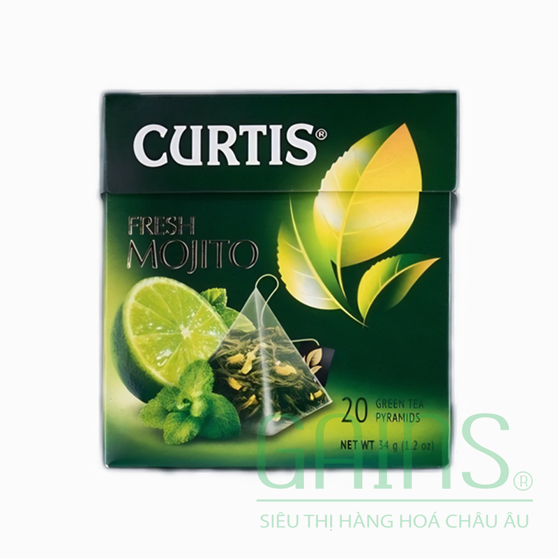 Trà Xanh Túi Lọc Curtis Mojito - Hương Thanh Mát 