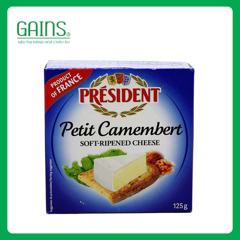 Phô mai Petit Brie President - Ripened Cheese -125G