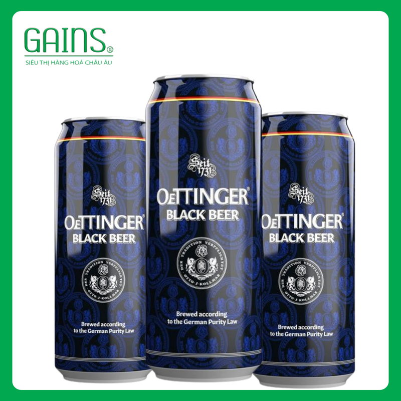 Bia Đen OETTINGER SCHWARZBIER 4.9%