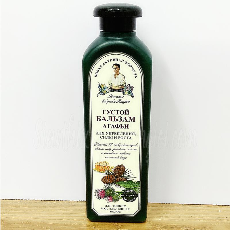 Dầu Xả Recepty Babushki Agafii – Dưỡng Tóc Mềm Mượt Từ Thảo Dược Nga Truyền Thống